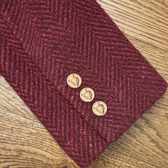 Cartonnier Herringbone Wool Boy Blazer - Picture 11 of 13